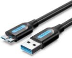 Vention USB-A 3.0/M - Micro USB-B, ( PVC, negru), 1, 5m, cablu