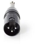 Nedis COTP15942BK 6, 35 Jack dugó - 3P XLR dugó adapter (COTP15942BK)