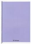 Fortuna Spirálfüzet vonalas FORTUNA Monocolor A/5 70 lapos pasztell lila 01.02125 (01.02125)