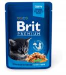 Brit Junior cica nedves macskaeledel csirke szett 24x100g