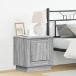 vidaXL Нощен шкаф 2 бр. Сив 44 x 34, 5 x 45 см Инженерна дървесина (869573)