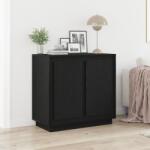 vidaXL Служебен шкаф Черния дъб 80 x 40 x 75 см Инженерна дървесина (862133)