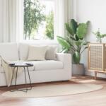 vidaXL Килим HUARTE Бежово 100 x 200 cm 100% полиестер (4103615)