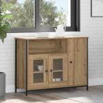 vidaXL Служебен шкаф Дъб 100 x 35 x 75 см (869092)
