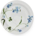 Kähler Farfurie pentru desert HAMMERSHOI SUMMER - FORGET ME NOT 22 cm, alb, porțelan, Kähler (KHL693291)