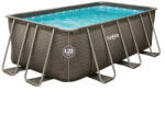 Polygroup Piscina cadru metalic 400x200x122 cm FunSicle Oasis dreptunghiulara cu pompa de filtrare (F4Q1307KE0EU) Piscina