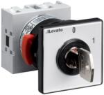 LOVATO Electric Intrerupator rotativ cu came, GX SERIES, U29D VERSION FRONT SNAP ON MOUNT WITH KEY OPERATION, FOR 22MM FIXING. ON/OFF SWITCH, THREE-POLE - 2 WAFERS - SCHEME 10 (GX2010U29D)