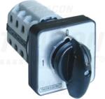 TRACON Selector, 1-0-2 TKV-209/4 400V, 50Hz, 20A, 2×4P, 5, 5kW, 48×48mm, 90° (TKV-209/4)