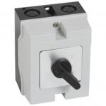 Legrand Intrerupator rotativ- changeover switch cuout off - PR 12 - 3P - 16 A - box 96x120 mm (027755)