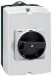 LOVATO Electric IEC/EN TYPE IP65 Cutie ne metalica cu intrerupator rotativ, tetrapolar. WITH ROTATING BLACK HANDLE, 16A (GAZ016T4B)