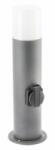 GTV Corp de iluminat pentru exterior - CORTA-P 40 garden lamp, E27, MAX. 25W, IP44, AC220-240V, 50-60Hz, socket max. 3000W, bollard, graphite (OS-CORP40G-30)