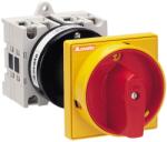 LOVATO Electric Intrerupator rotativ cu came, GX SERIES, O88 - 098 VERSIONS REAR MOUNT DOOR COUPLING WITH RED/YELLOW PADLOCK SYSTEM. ON/OFF SWITCH, FOUR-POLE - 2 WAFERS - SCHEME 92, 32A (GX3292O88)