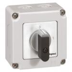 Legrand Intrerupator rotativ- on/off switch - PR 12 - 2P - 16 A - 2 contacts - box 76x76 mm (027711)