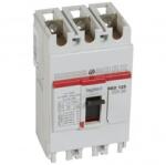 Legrand MCCB - DRX 125 - thermal magnetic - Icu 20 kA - 415 V~ - 3P - In 100 A (027028)