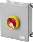 Gewiss Selector rotativ - HP- montaj aparent - Emergenta - METAL BOX - 63A 3P+N - blocabil RED KNOB - IP66 (GW70437NM)