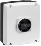 LOVATO Electric Cutie metalica goala IEC/EN TYPE IP65, FOR SeparatorS. WITH ROTATING BLACK HANDLE, FOR GA063 SA, GA063 A-GA100 A (GAZ2B)