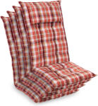Blumfeldt Sylt, üléspárna, üléspárna székre, magas háttámla, párna, poliészter, 50 x 120 x 9 cm, 4 x alátét (CPT10_10231304-4_)