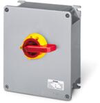 SCAME Intrerupator separatorn32A 4P IP65 gG 10, 3x38mm 217x253x93mm F1 IK10 EMERGENCY YELLOW/RED FUSE: CILINDRICO (590.HEMF3204)