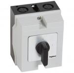 Legrand Intrerupator rotativ- on/off switch - PR 17 - 4P - 20 A - 4 contacts - box 96x120 mm (027718)