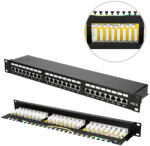EXTRALINK CAT6 STP V2, patch panel, 24 port