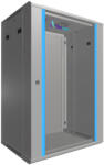 Extralink 18U 600x450 szürke, rackmount szekrény, fali szerelésű