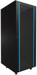 Extralink 32U 600x800 black, álló rack szekrény