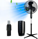 EXTRALINK Bryza ESF-40D-BL black, álló ventilátor, 3 lapát, 3 sebességfokozat