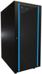 Extralink 27U 600x1000 fekete, álló rack szekrény, rackbe szerelhető