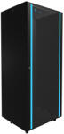 Extralink 42U 800x800 fekete, álló rack szekrény, rackmount