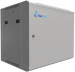 Extralink 9U 600x450 ASP szürke, rackmount szekrény, fali szerelésű, fémanyag ajtóval