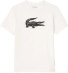 Lacoste SPORT 3D Print Crocodile Breathable Jersey T-shirt - white - Fehér