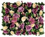  Dekorációs panel műnövény fal Rose 2 40x60cm