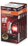 OSRAM Bec 12v H11 55 W Night Breaker Silver +100% Osram