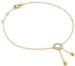 SAVICKI Brățară Celebrity cerc din aur 585 cu diamant alb 0.02 ct 18 cm - savicki - 2 307,00 RON