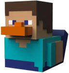 Numskull Designs Minecraft Tubbz Mini Steve Rață de cauciuc Figurina