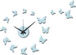 Karlsson Ceas de perete Butterfly 35 cm albastru-deschis (KA6000LB)
