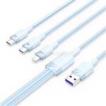 Vention USB-A 2.0/M -> USB-C/Lightning/Micro USB-B, 1, 5m, (kék, 6A, 3in1), kábel (CTRLG) (CTRLG)