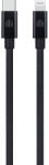 Dviced Cablu de date Dviced USB-C la Lightning Nylon Textile 0.25m, Negru (DV120004)