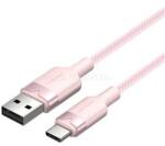 Vention USB-A 2.0/M -> USB-C/M, 2m, (rózsaszín, 3A), kábel (CTNPH) (CTNPH)