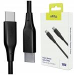 Allity Cablu de date si incarcare Allity AUC-02, USB-C to USB-C, 100W, 2m, Negru