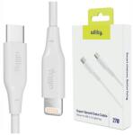 Allity Cablu de date si incarcare Allity AUC-02, USB-C to Lightning, 27W, 1m, Alb
