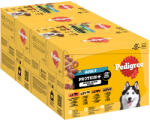PEDIGREE 12x85g Pedigree Adult Protein Plus frissentartó tasakok aszpikban nevdes kutyatáp (4 fajta)