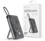 DEVIA Extreme Speed Mágneses vezeték nélküli Powerbank 10000mAh 22.5W USB-C szürke (ST112834)