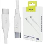 Allity Cablu de date si incarcare Allity AUC-02, USB-C to USB-C, 60W, 1m, Alb