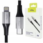 Allity Cablu de date si incarcare Allity AUC-01, USB-C to Lightning, 27W, 1m, Negru