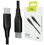 Allity Cablu de date si incarcare Allity AUC-02, USB-C to USB-C, 100W, 1m, Negru