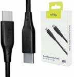 Allity Cablu de date si incarcare Allity AUC-02, USB-C to USB-C, 60W, 2m, Negru