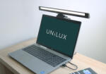 Unilux Lampa Unilux LED Visiolight pentru laptop, rotire la 90°, ideala pentru videoconferinte, portabila, culoare Negru (400153723)