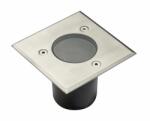 GTV ALFA-K kültéri spotlámpa, beépíthető, négyzet alakú, GU10 (max 50W), IP67, AC220-240V, inox, matt króm (ON-ALFAKGU10-06-MINI)
