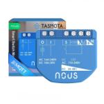 Nous Smart relé Nous B2T PM, 16A, Wi-Fi, Tasmota, Matter, Energiafigyelés - 1 csatornás, ESP32